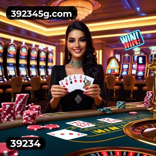 39234 App home screen with mobile slots and casino categories